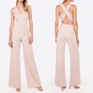 Cross Back Wide Leg Jumpsuit